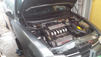 2013 – Vinterarbejde på Alfa Romeo 156 2,5 V6