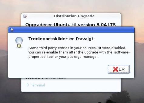 Trediepartskilder fravalgt